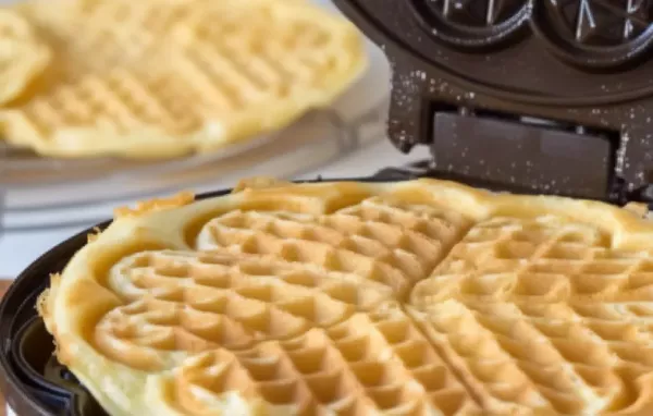 Köstliche Waffeln mit Sauerrahm