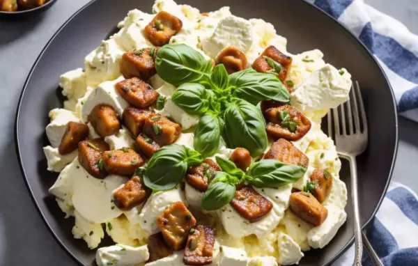 Köstlicher gebackener Ricotta mit frischen Kräutern