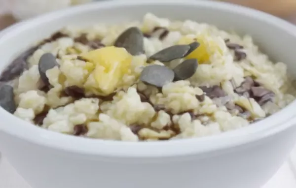 Köstliches Kürbisrisotto mit Kürbiskernöl