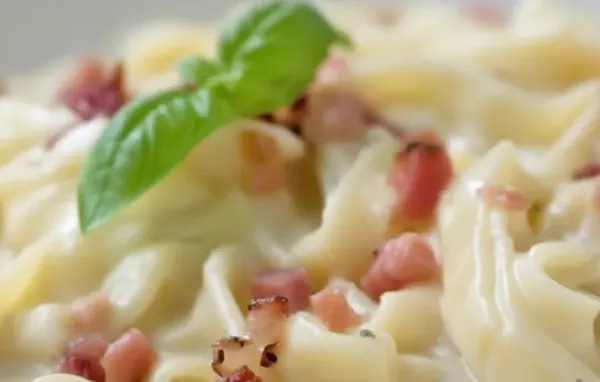 Köstliches Rezept für cremige Tagliatelle Carbonara