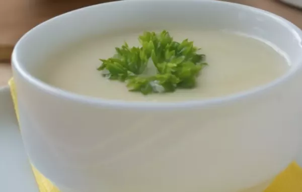 Köstliches Rezept für eine würzige Selleriesuppe