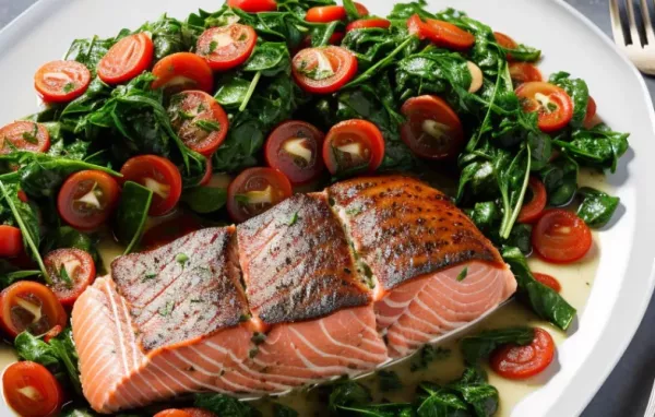 Köstliches Rezept für Lachs auf Spinat