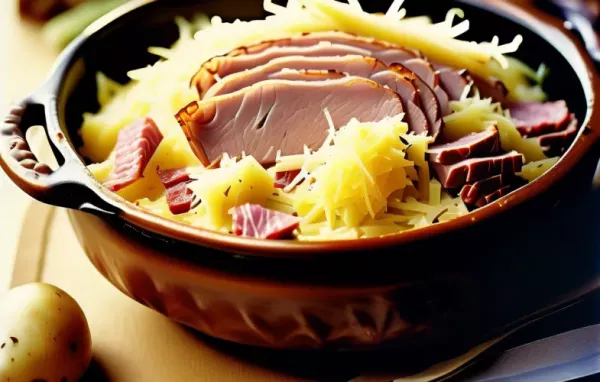 Köstliches Rezept für Sauerkraut-Selch-Schüsserl überbacken