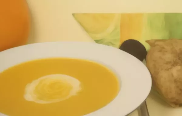 Kürbiscremesuppe orientalischer Art