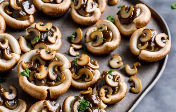 Leckere gefüllte Champignons - das perfekte Fingerfood