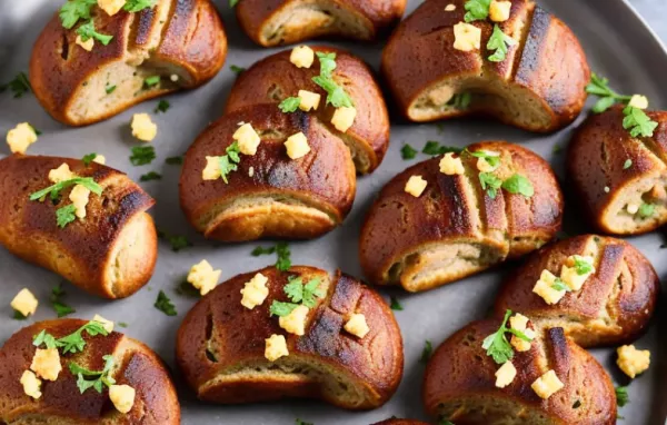 Leckere Roastbeaf Brötchen mit saftigem Rindfleisch und frischem Gemüse