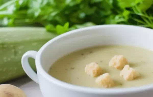 Leckere und cremige Zucchinicremesuppe zum Genießen