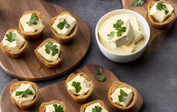 Leckere Zitronenbutter-Canapés