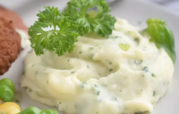 Leckeres Kartoffelpüree mit frischen Kräutern