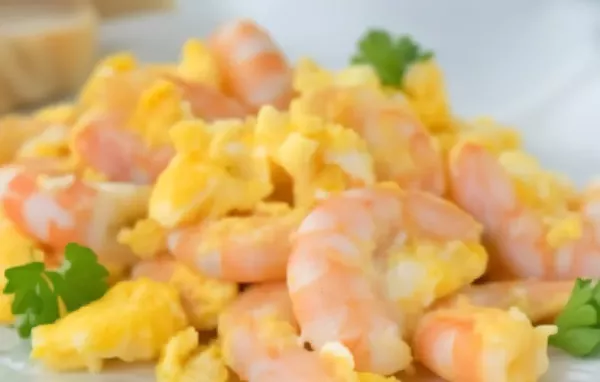 Leckeres Rezept für Eierspeise mit Shrimps