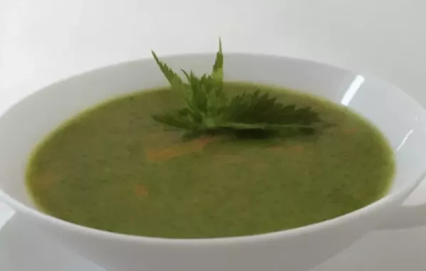 Leckeres Rezept für eine cremige Brennnesselsuppe