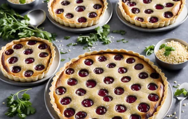 Leckeres Rezept für eine Marillen-Ingwer-Tarte