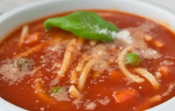 Leckeres Rezept für eine schnell zubereitete Minestrone im Schnellkochtopf