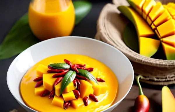 Leckeres Rezept für eine würzige Mango-Chili-Soße