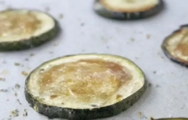 Leckeres Rezept für gebackene Zucchinischeiben