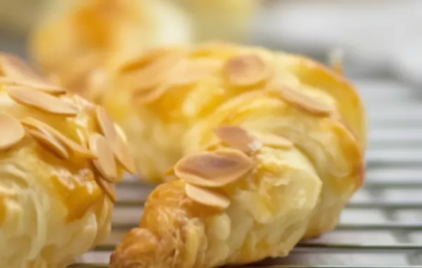 Leckeres Rezept für Marzipan Croissants