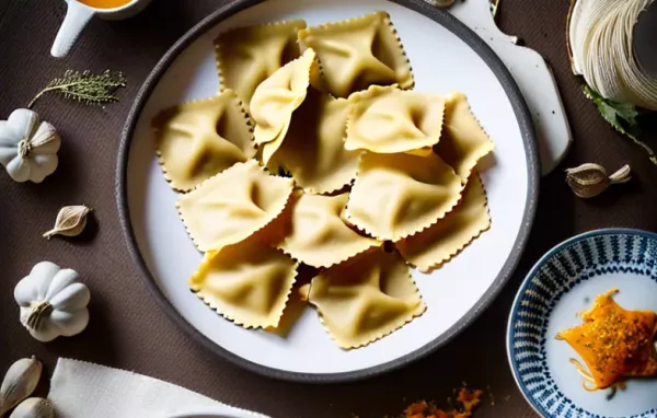 Leckeres Rezept für selbstgemachte Kürbis-Ravioli