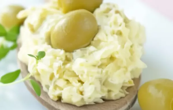 Leckeres Rezept für selbstgemachte Olivenbutter