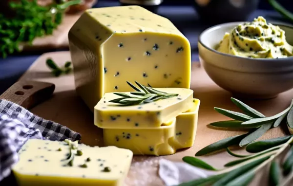 Leckeres Rezept für selbstgemachte Olivenbutter