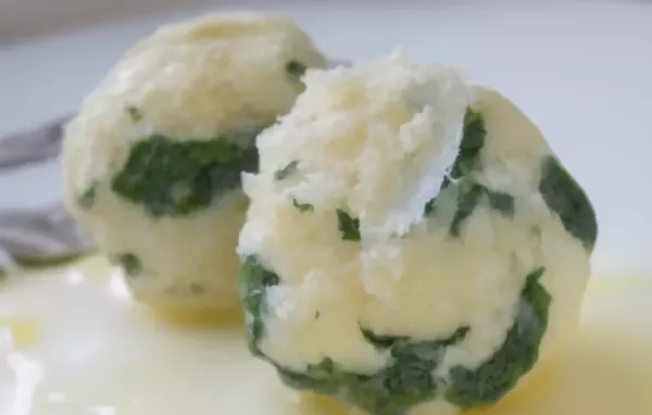 Leckeres Rezept: Spinatknödel