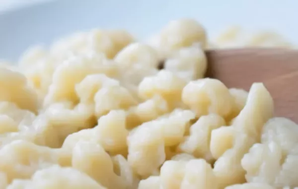 Leckeres veganes Rezept für Wasserspätzle