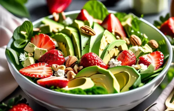 Leichter Salat mit frischen Frühlingsaromen und einem Hauch von Süße