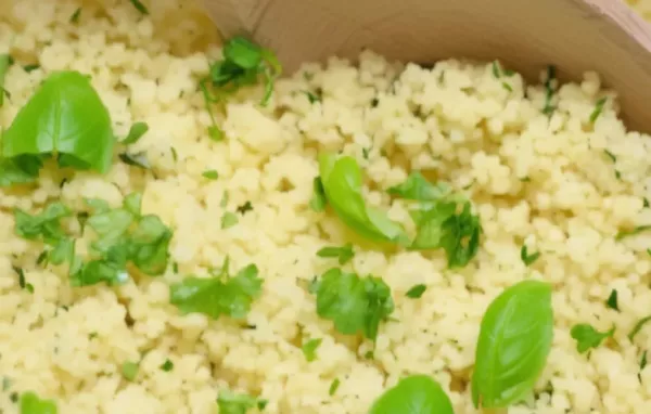 Leichtes und erfrischendes Kräuter-Couscous Rezept