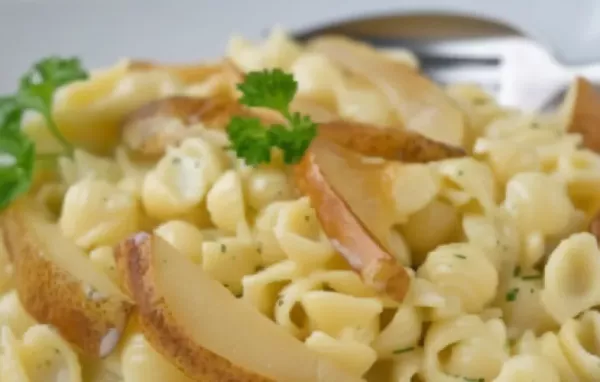 Muschelnudeln mit Birne und Gorgonzola - Eine köstliche Kombination für Genießer