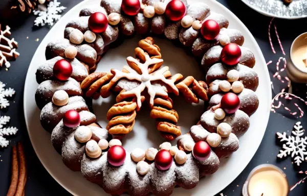 Nusskranz - ein köstlicher Klassiker für die Weihnachtszeit