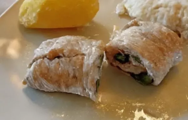 Puten-Spargel-Roulade