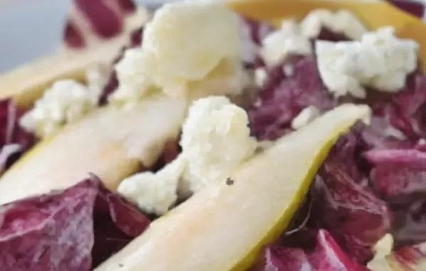 Radicchio Salat mit Gorgonzola