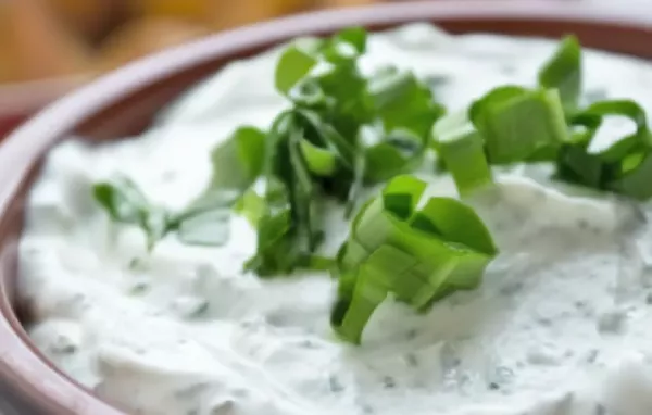 Rezept für einen frischen und leckeren Bärlauch-Dip