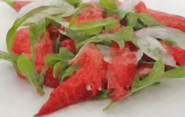 Rucola-Erdbeer-Salat