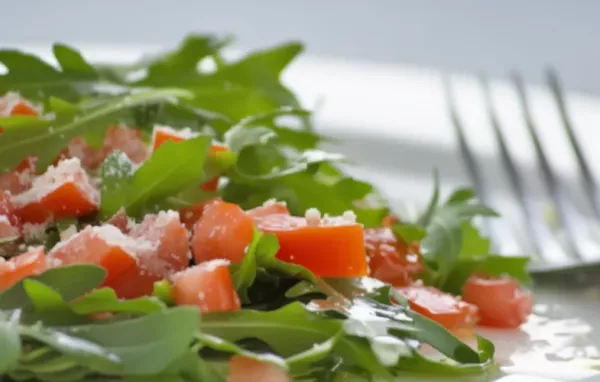 Rucola mit Parmesan - Ein köstliches und gesundes Gericht