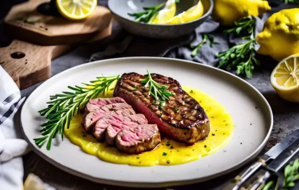 Saftiges Putensteak mit Citron