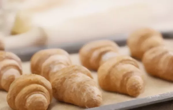 Selbstgemachte Croissants