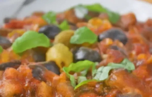 Sizilianische Caponata - Ein traditionelles Gericht aus Italien