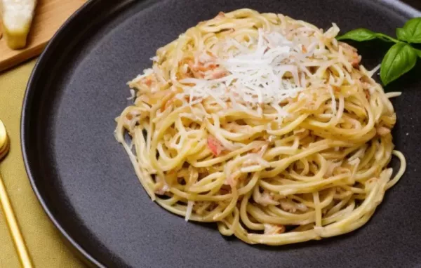 Spaghetti mit Thunfischsauce