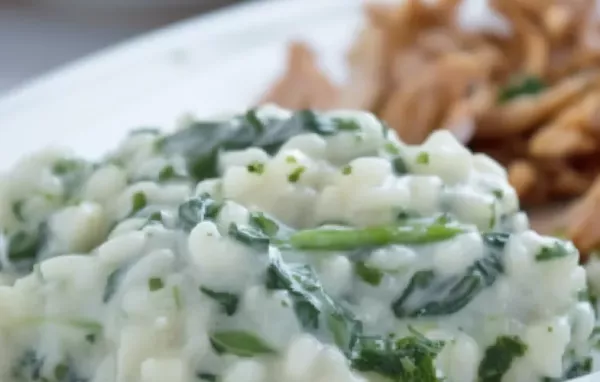 Spinat-Lauch-Risotto - ein köstliches vegetarisches Gericht