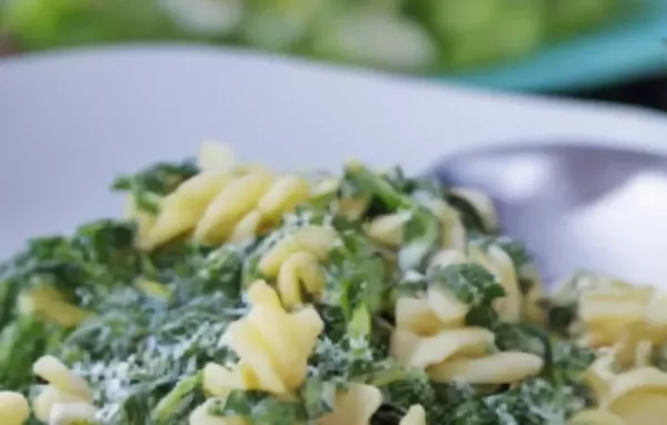 Spinatfusilli auf Kokossauce - Ein köstliches vegetarisches Rezept