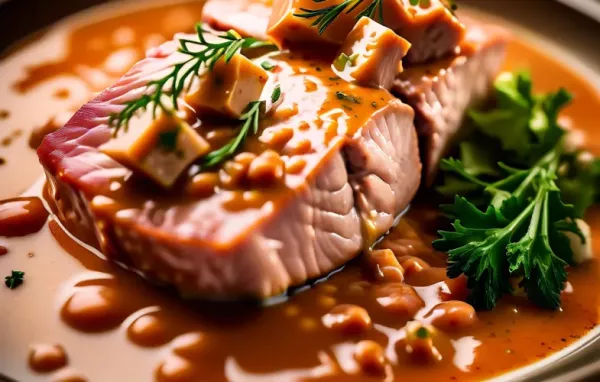 Thunfisch in feuriger Sauce