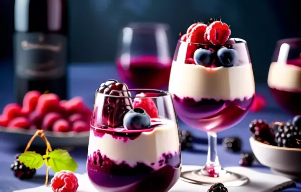 Wein-Beeren-Creme - Ein köstliches Dessert für Genießer