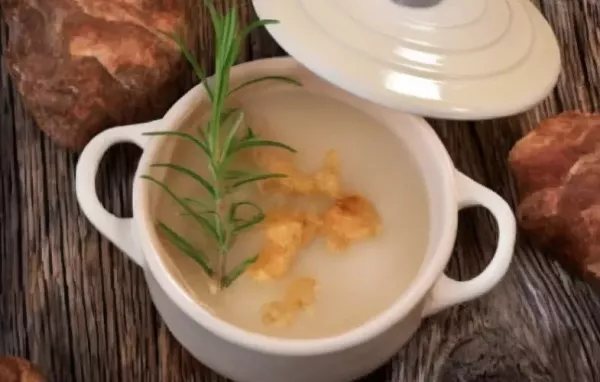 Würzige Topinambur Suppe