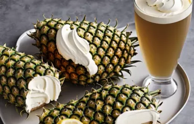 Ananas Creme mit Sekt - Ein erfrischendes Dessert für besondere Anlässe