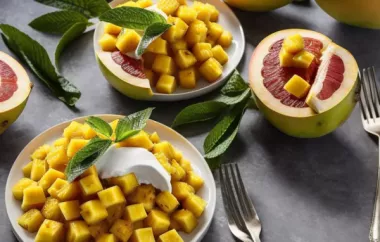 Ananas-Mango-Pomelo-Küchlein