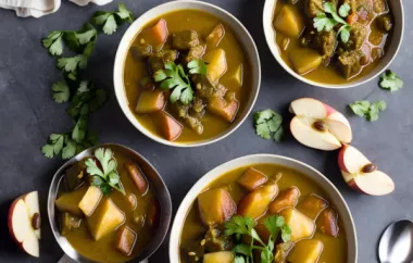 Apfel-Curry-Suppe