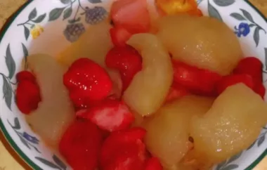 Apfel-Erdbeer-Kompott