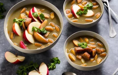 Apfel-Holler-Suppe mit roter Bete - Eine gesunde und erfrischende Suppe
