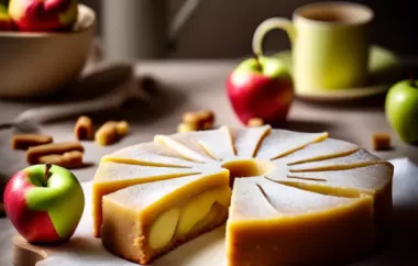 Apfel-Marzipan-Kuchen - Ein köstliches Rezept für Liebhaber von Äpfeln und Marzipan