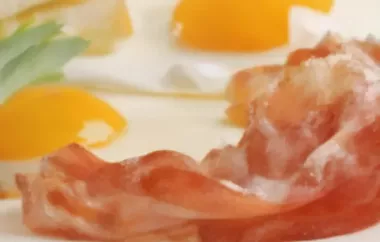 Bacon und Eier